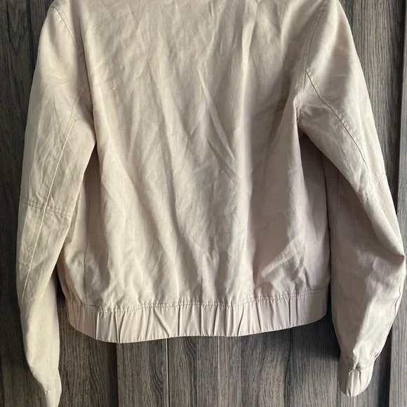 Banana Republic Women's Light Tan Bomber Jacket - Picture 4 of 4